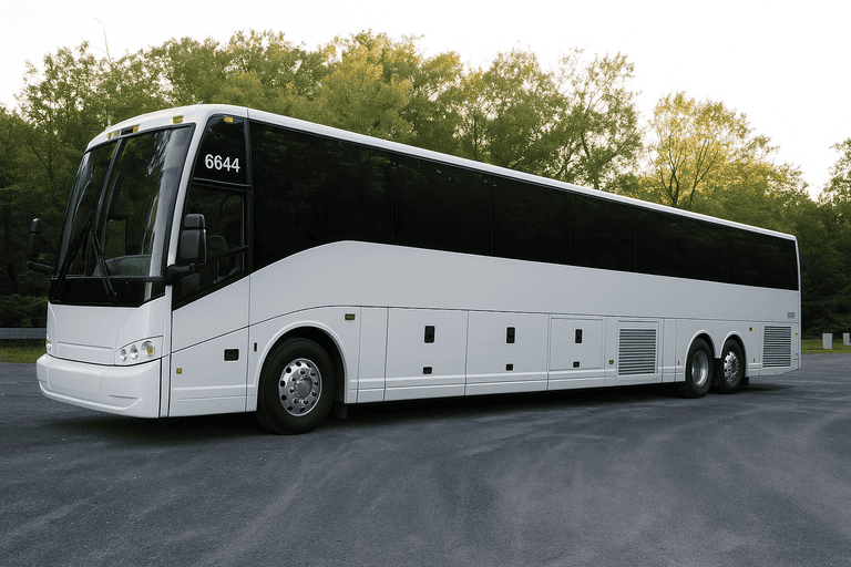 exterior of Plantation Coach Bus Service coach bus
