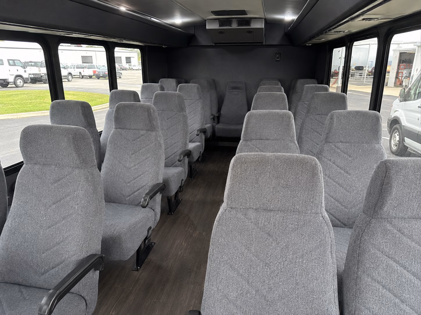 guest shuttle buses between plantation hotels and wedding venues