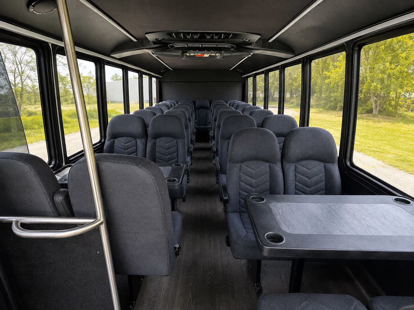 plantation 15 passenger minibus inside