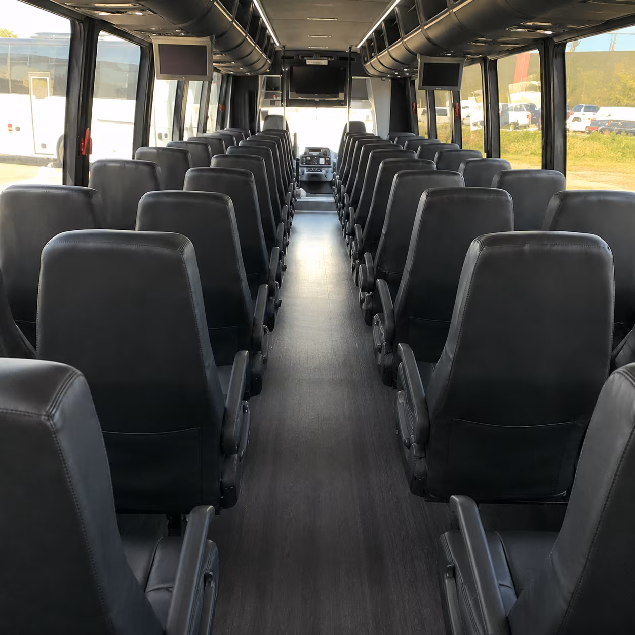 plantation 28 passenger minibus inside
