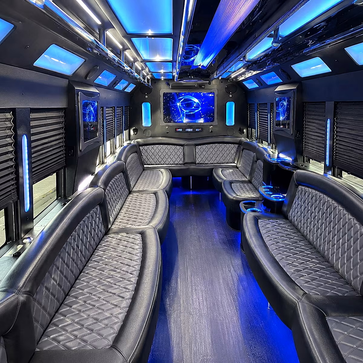 plantation party bus inside