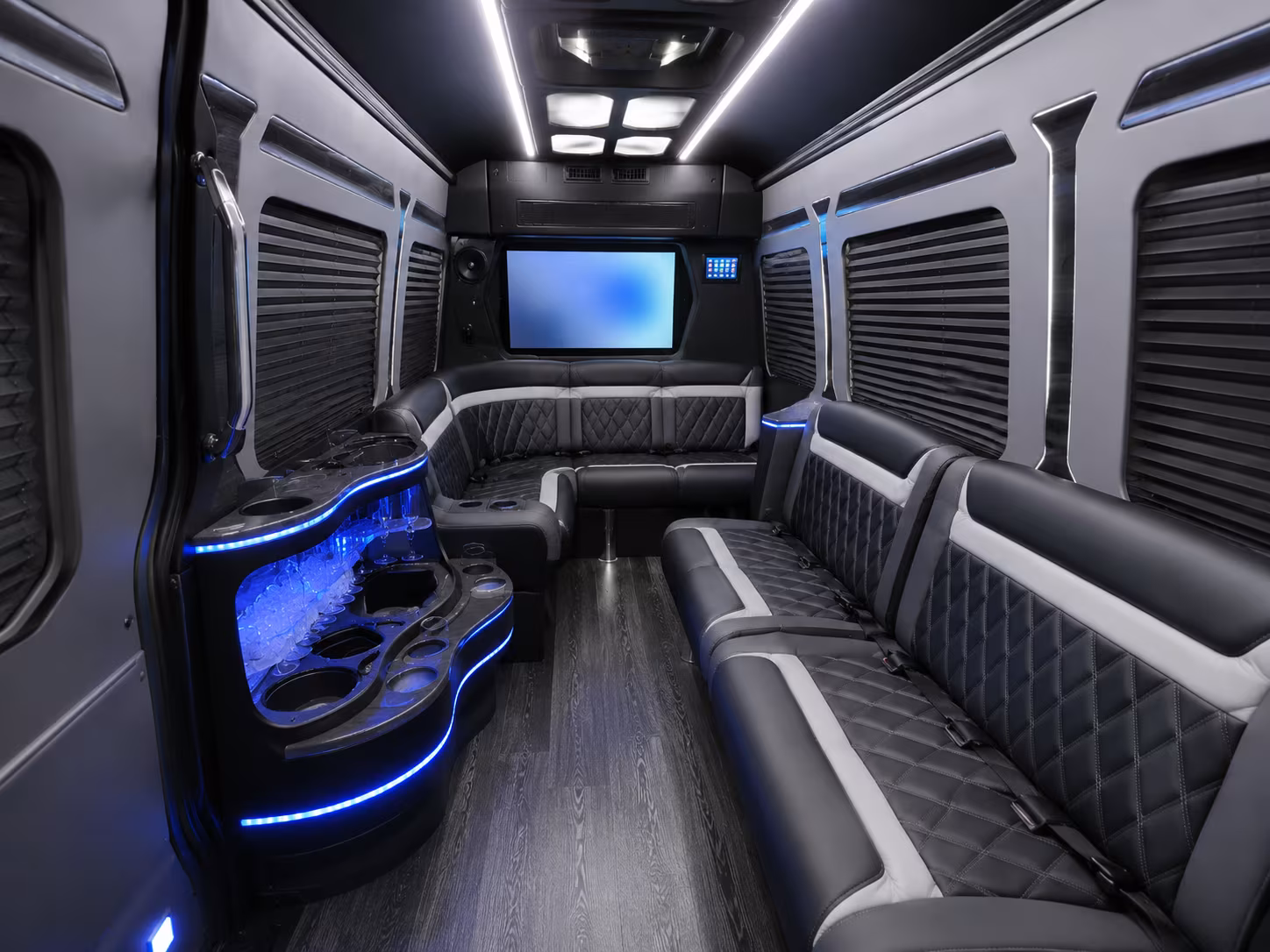plantation sprinter limousine interior